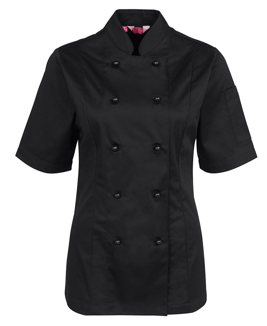 Ladies Short Sleeve Chef Jacket
