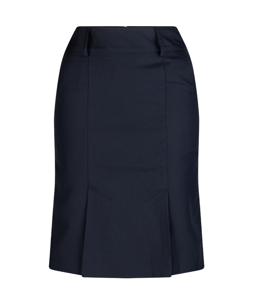Women's Pleat Skirt - Navy