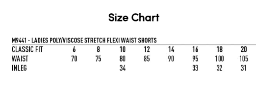 Women's Stretch Knee Length Flexi Waist Shorts - Black